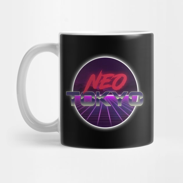 Syntwave 80's Style Neo Tokyo T-Shirt by J0k3rx3